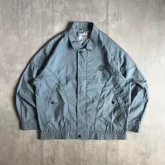 【90s vintage】スイングトップ　ジップブルゾン　短丈　裏地柄　古着