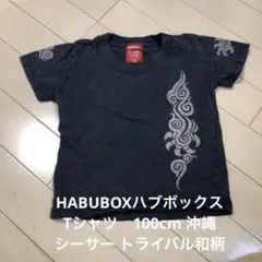 HABUBOXハブボックス Tシャツ 100cm 沖縄 シーサー トライバル和柄