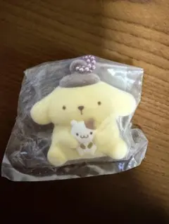 サンリオ　ふわわフロッキー　マスコット　ガチャ　ポムポムプリン