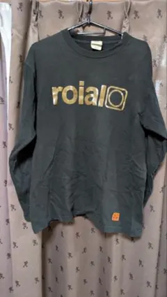 roial ブラック 長袖Tシャツ