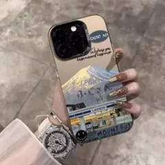 富士山デザイン iPhone 13 Pro Max用ソフトケース