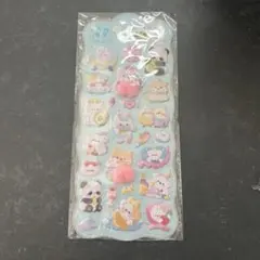 動物キャラクター立体シール