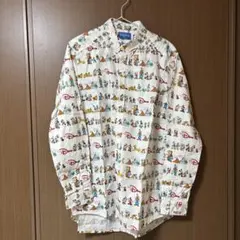 Disney Resort キャラクター柄 ボタンダウンシャツ
