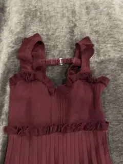 定価36000 Sandro サンドロ ニットワンピース 38 ボルドーのサムネイル