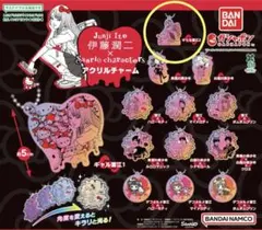 伊藤潤二×サンリオ キャラクターズ アクリルチャーム ギャル富江 2ガチャガチャ
