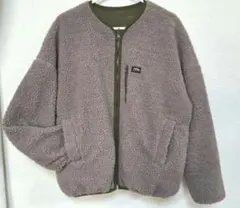 ブラウン フリースジャケット