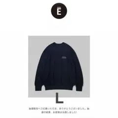 ENNOY MERINO WOOL SWEATER (NAVY) L エンノイのサムネイル