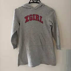 XGIRL フード付きグレーワンピース 160cm