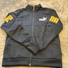 PUMA 黒 ジップアップジャケット 140