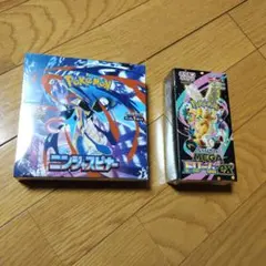 ポケモンカード ニンジャスピナーbox ＋メガドリームex box シュリンク付