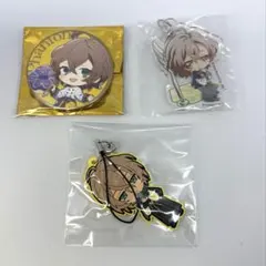 缶バッジ　アクリルキーホルダー　ラバーストラップ　夢野幻太郎　セット