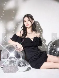 特別価格‼️Jewels オフショル ビジューキャミソール キャバドレス Sサイズ