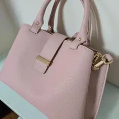 2way ショルダーバッグ ピンク ゴールド金具のサムネイル