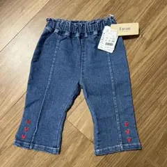 Favon デニムパンツ 95cm ハート刺繍