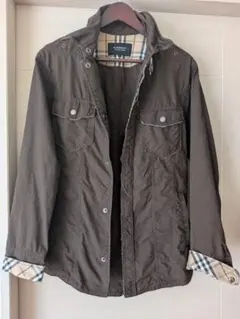 BURBERRY BLACK LABEL ミリタリージャケット ブラウンのサムネイル