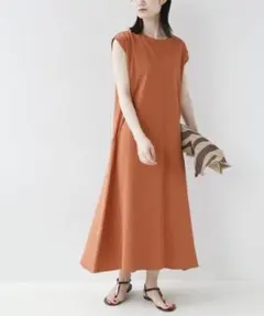 【着画】ジャーナルスタンダードレリューム ハイツイストコットンフレアワンピース