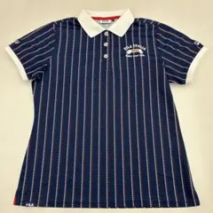 【美品】FILA レディース ゴルフ 半袖ポロシャツ LL