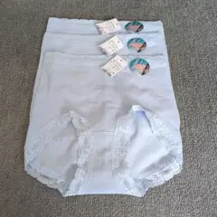 sloggi FIT MAX1 水色 レース付きショーツ LL 3枚セット