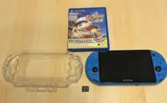 PS Vita本体+メモリーカード64GB+カバー、フィルム+ゲーム付