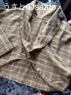【専用 】うさとの服 usaato ヘンプ100 麻 ジャケットとベスト 専用 】うさとの服 usaato ヘンプ100 麻 ジャケットとベスト