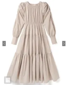 グレイル GRL パワショルボリュームティアードワンピース