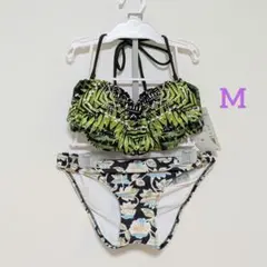 シュリーヌ ビキニ セパレート水着 M ボタニカル柄 ブラックのサムネイル