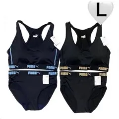 ❤︎新品❤︎プーマ❤︎スポーツブラ❤︎ショーツ❤︎ブルー/ゴールド❤︎上下セット❤︎２枚❤︎Ｌ❤︎