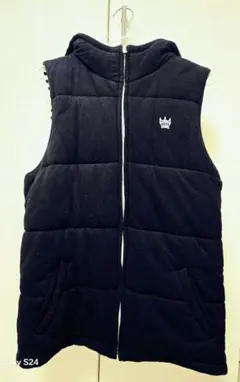 RODEO CROWNS☆リバーシブルフード付きベスト★XL