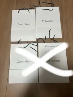 カルバンクライン ショップ袋 ショッピングバッグ ショッパー 2枚のサムネイル