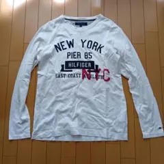 Tommy Hilfiger 長袖カットソー ホワイト　メンズМのサムネイル