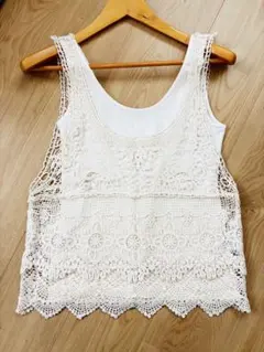 ☆新品☆COCO DEAL/ココディール☆インナー付きレースベスト2☆のサムネイル
