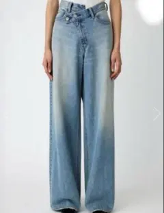 moussy CROSS WAIST WIDE STRAIGHT サイズ1のサムネイル