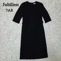 礼服　喪服　ブラックフォーマル　ワンピース　半袖　7号　Sサイズ