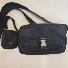 SELENT ETHER ブラックショルダーバッグ