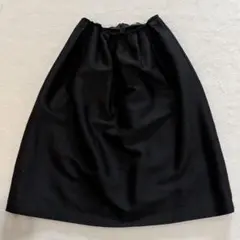 ヨーコチャン シルクサテン ハイウェストタックスカート 黒 40 - メルカリ