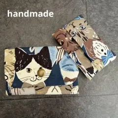 handmade✱ポケットティッシュポーチ＆ミニポケットティッシュケース セット