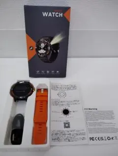 スマートウォッチ 軍用規格 血圧/歩数/心拍 日本語対応 通話機能 500mAh