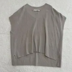 近年/完売品✨エヴァムエヴァ アゼニットベスト ラミーリネン混 ベージュ