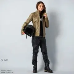 HORN WORKS バッファローレザー　シングルライダースジャケット