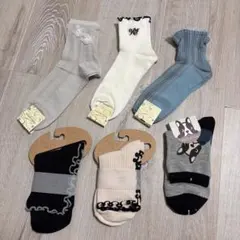 チュチュアンナ　しまむら　レディース　靴下　6足セット