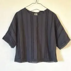 ZARA レースブラウス