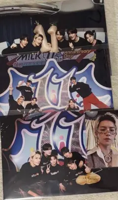 M!LK 爆裂愛してる/好きすぎて滅! 2Lフォト ステッカー 滅ロゴ