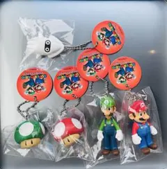 スーパーマリオ キーホルダー マスコットフィギュア　5種セット