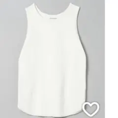 ★美品★ JEANASiS 70デニール キョウネンソリッドタンク　オフホワイト