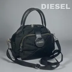 DIESEL フェアリーグランジ 2way バッグ キルティング ナイロン 黒