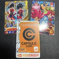 【スーパードラゴンボールヒーローズ】ヒーローライセンス、アバターカード2枚セット