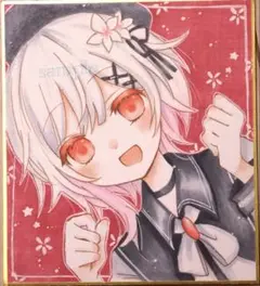 まのさば 桜庭エマ 魔法少女ノ魔女裁判 ファンアート 手描きアナログイラスト