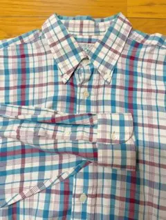メンズ　チェック柄シャツ Lサイズ