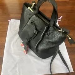 ★paul smith★ スワールタッセル　2wayショルダーバッグ ブラック