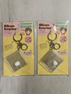 【平成レトロ】セリア アルバムキーホルダー 2点セット【入手困難】【匿名配送】